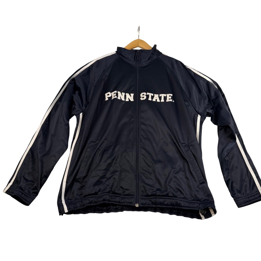 Holloway Penn State Nittany Lions Track Jacket Mens XL Navy Blue Full Zip PSU